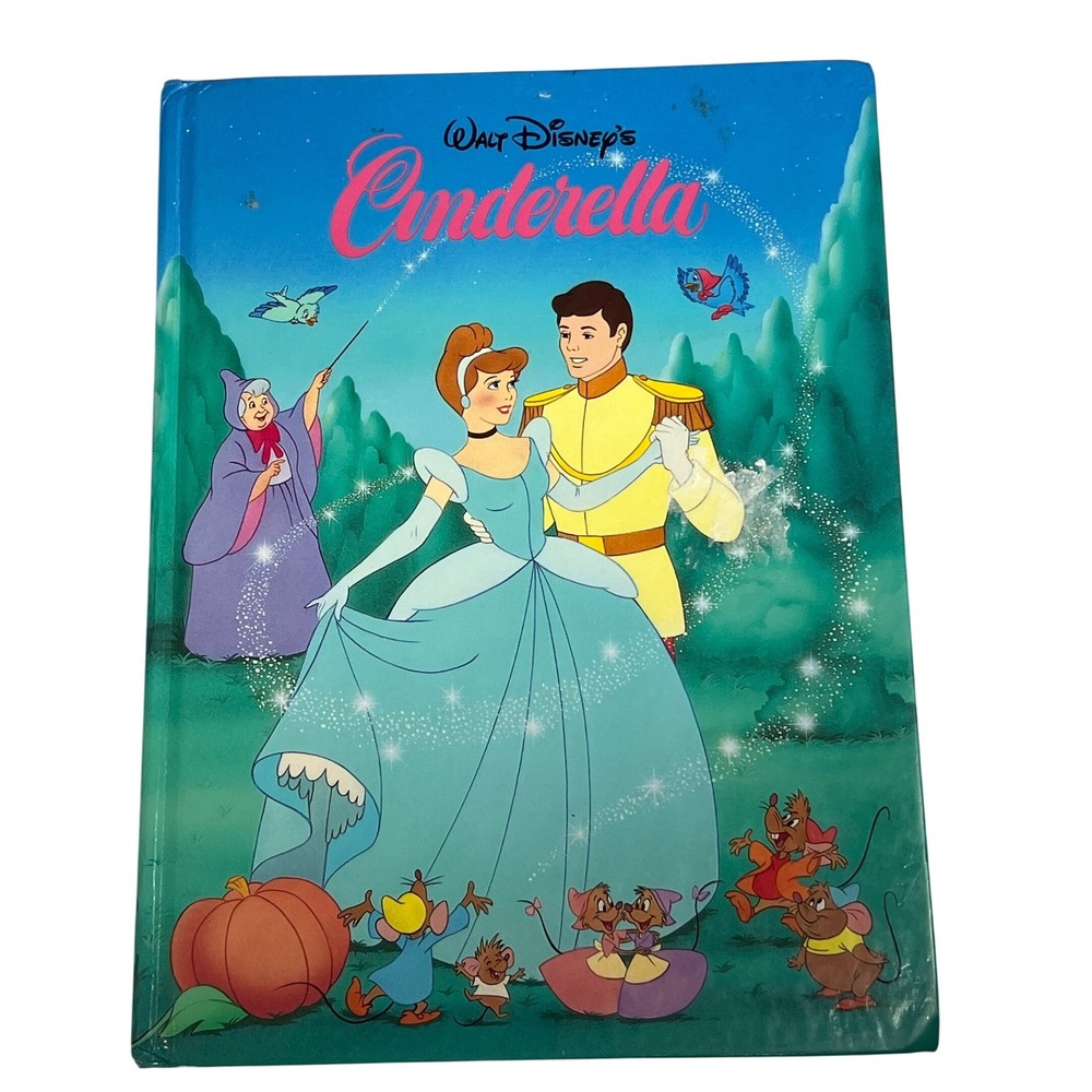 Walt Disney Cinderella Mouse Works Hardcover Book‎ Lisa Ann Marsoli 0453031676